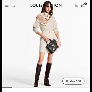 Louis Vuitton On the Go PM black/beige bag LIKE NEW Authentic